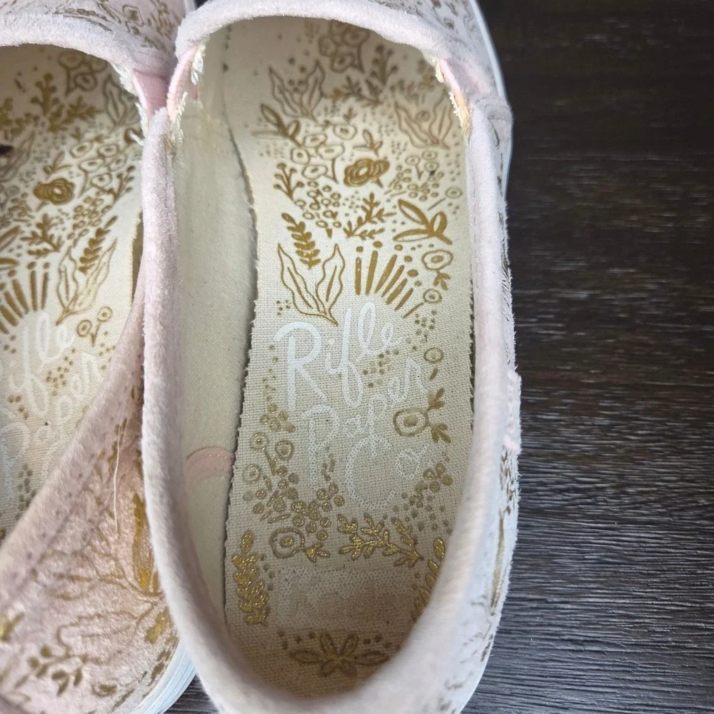 Keds x Rifle Paper Co Triple Decker Floral Platform Slip On Sneakers 8.5